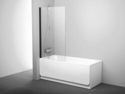 RAVAK 79840300Z1 PVS1-80 kádparaván fekete+transparent (79840300Z1)