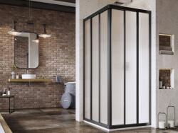 RAVAK 15V303R2ZG Supernova ASRV3-75 zuhanykabin-198 fekete+grape (15V303R2ZG)