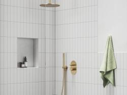 RAVAK X070608 Espirit falba süllyesztet csaptelep, automatikus kétutas, belső egységgel ES 61.60GLB. O2, Gold Brushed (X070608)