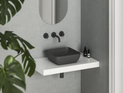 RAVAK XJX03138000 Uni Slim 38 S kerámiamosdó, antracit (XJX03138000)