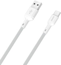 Dudao L9T 5A USB-A - USB-C Cable 1m - White (L9T_White) - pcone