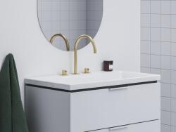 RAVAK X070599 Espirit álló mosdócsaptelep, 3 furatos 270 mm leeresztő nélkül ES 18.60GLB, Gold Brushed (X070599)