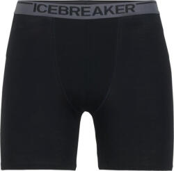 Icebreaker Férfi hosszú boxeralsó Anatomica, fekete