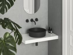 RAVAK XJX0D140001 Uni Slim 40 kerámiamosdó, matt fekete (XJX0D140001)