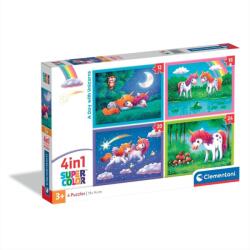Clementoni Puzzle 12, 16, 20, 24 db - Egy nap az Unikornissal (21740)