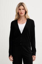 United Colors of Benetton gyapjú kardigán - fekete L - answear - 23 990 Ft