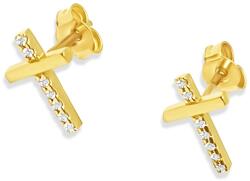 ÉkszerM Arany Kereszt Stekkeres Fülbevaló AU 94934