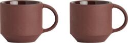 OYOY Set 2 căni espresso Yuka, 110 ml, maro (L300603)