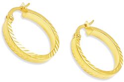 ÉkszerM Arany Karika Fülbevaló AU 94911