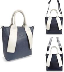 ZELLIA Női Kézitáska H728 Sötét Kék-Beige (ZLK-h728-81161874)