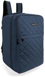 ZELLIA Hátizsák | Kézipoggyász Hz-104 Sötét Kék - Steppelt - Vízlepergetős - 40 X 25 X 20 Cm (ZLK-hz104-64217017)