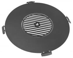 Cook King grill plancha fogantyúval tűzrakó tálhoz - grillráccsal/nélkül (78-102cm) (222382)