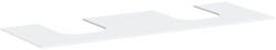 Hansgrohe Xevolos E 1570/550 pultlap dupla kivágással ráültetett mosdótálakhoz, matt fehér HG-54211700 (54211700)