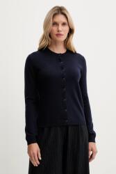 United Colors of Benetton gyapjú kardigán - sötétkék M - answear - 22 990 Ft