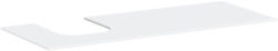 Hansgrohe Xevolos E 1370/550 pultlap bal oldali kivágással ráültetett mosdótálakhoz, matt fehér 54205700 (54205700)