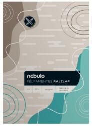 Nebulo Rajzlap félfamentes A4, papírszalagos 10 ív/csomag, Nebulo (P-RFFM-A4/10-PSZ) - tonerpiac