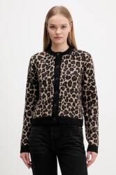 Tommy Jeans gyapjú kardigán - barna XS