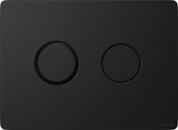 Cersanit Accento Circle pneumatikus nyomólap kettős öblítéshez, matt fekete K97-425 (K97-425)