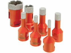 Extol körkivágó csempére készlet 7 db, gyémánt vágóél; 6-35mm × M14, sarokcsiszolóba fogható (8802991)