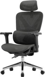  Ergonomikus irodai szék, forgószék, fekete hálós (E07 BLACK)