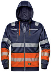 Sir Safety System Hi-Vis Contrast kapucnis melegítőfelső kék/narancs XL (SSY-MC2916QM-XL)