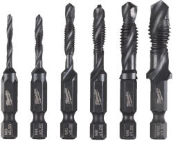 Milwaukee HSS-G menetfúró készlet 1/4" 6 részes (4932498267) - hardtools