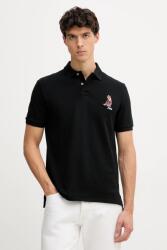 Ralph Lauren pamut póló - fekete S - answear - 52 990 Ft