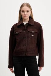 Tommy Jeans dzseki gyapjúkeverékből - barna XS