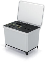 Prosperplast SYSTEMA szemetes kuka 1x23l + 2x10l hamvas szürke (NKS60W3-427C) - ebuying