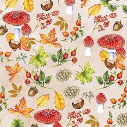 AMBIENTE Szalvéta 33x33cm 20db/csomag Autumn Pattern, Őszi minta (AMB.13313480)