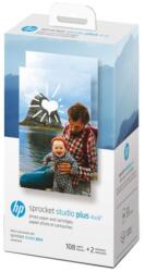 HP Sprocket Studio Plus fotópapír és tintapatron (HPIS4X6C108) - tintasziget