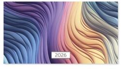 PÁTRIA Zsebnaptár 2026 heti fekvő tűzött mini Harmony