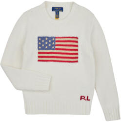 Ralph Lauren Pulovere Fete FLAG CN SWTR-TOPS-SWEATER Polo Ralph Lauren Alb EU M