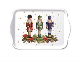  Tálca műanyag AMBIENTE Bearded Nutcracker, Szakállas Diótörő 13x21cm