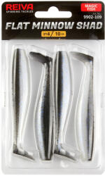REIVA Flat Minnow Shad 10cm 4db/cs (Magic Fish) (9902-109)