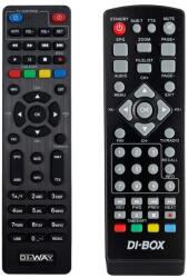înlocuitoare DI-WAY DI-BOX DVB-T2 V3 HEVC H. 265 - original autentic telecomandă