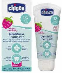 Chicco Eper ízű fogkrém fluoridos 50 ml xilittel 1-5 év