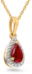 Heratis Forever Arany rubin medál Mayte gyémántokkal, 14K IZBR583RP