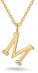 Heratis Forever Medál M betű gyémánttal a jó szerencséért IZBR995MY