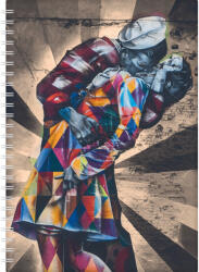 Dayliner Határidőnapló InSpiral A5 heti, fehér lapokkal Graffiti Dayliner 2026 - vegyesbolt