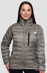 GymBeam Puffer női kabát Vetiver/Black