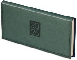 TopTimer Zsebnaptár Fekvő Heti Classic Zöld 2026 (26C030C006)
