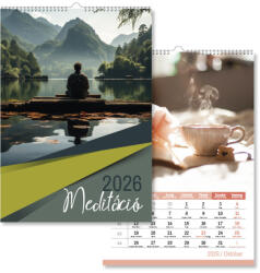 PD Falinaptár 30x42 cm Meditáció 2026 (P41125415)