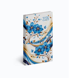 Realsystem Zsebnaptár Álló Picture Kékvirág 2026 (RS581169)