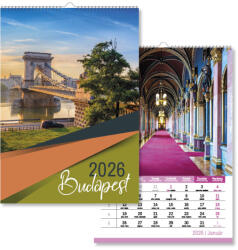 PD Falinaptár 21x30 cm Budapest 2026 (P41110210)