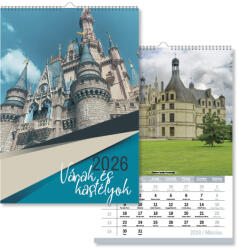 PD Falinaptár 30x42 cm Várak és Kasztélyok 2026 (P41110214)