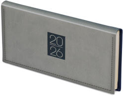 TopTimer Zsebnaptár Fekvő Heti Classic Szürke 2026 (26C030C005)
