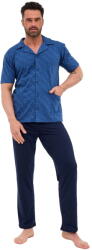 Cornette Pijama bărbătească cu nasturi CORNETTE 318/57 blugi: 3XL (31779 3XL)