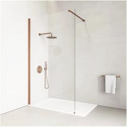 Water Fun Walk-in || Rose Gold zuhanyfal 80, 200cm, 8mm, NANO (WIR-800) - zuhanykabinpont - 51 399 Ft