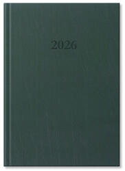 PD Calendar Határidőnapló Period Standard A/5 napi zöld műbőr 2026